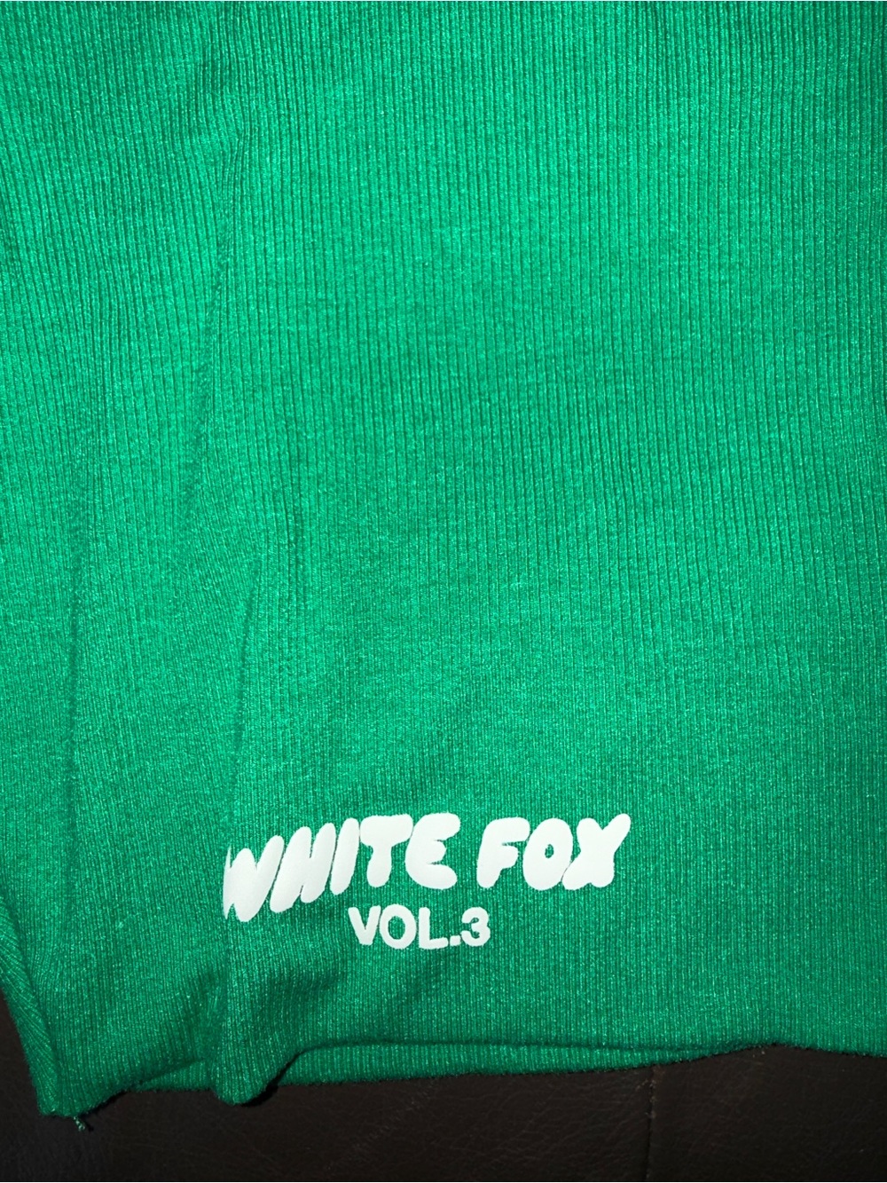 Women’s White Fox‎ Boutique High rise Green Ribbed Athletic Bike Shorts size XS - Picture 5 of 5